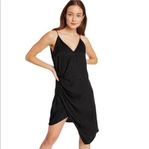 🚨SALE🚨 NWT Cushnie for Target Black Cheetah Slip Wrap Dress 14